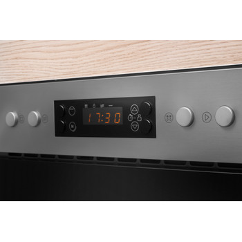 Indesit Mikrowelle Einbaugerät IMBN3 R3 IX Edelstahl Elektronisch 22 Mikrowelle+Grill 750 Lifestyle control panel