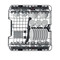Whirlpool Dishwasher Samostojni WFO 3O32 N P X Samostojni D Perspective