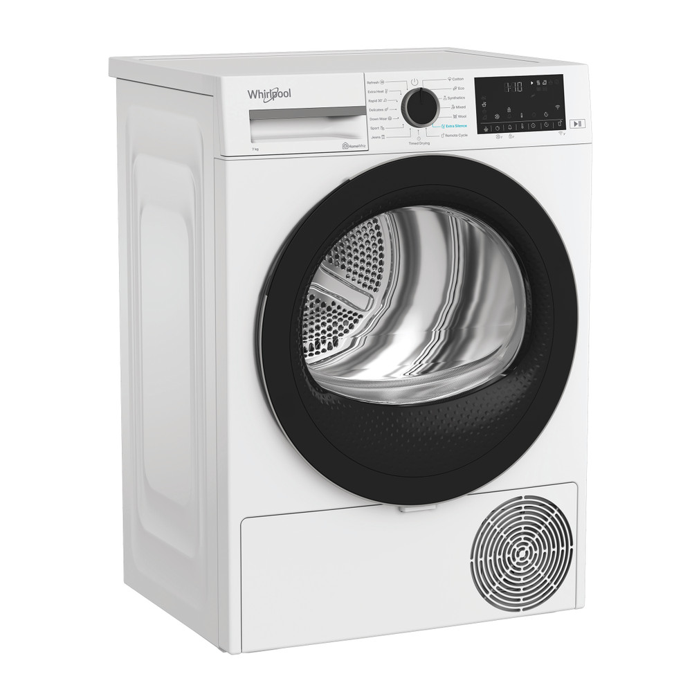 Whirlpool Szárító WPS C7X WBS EE Fehér Perspective