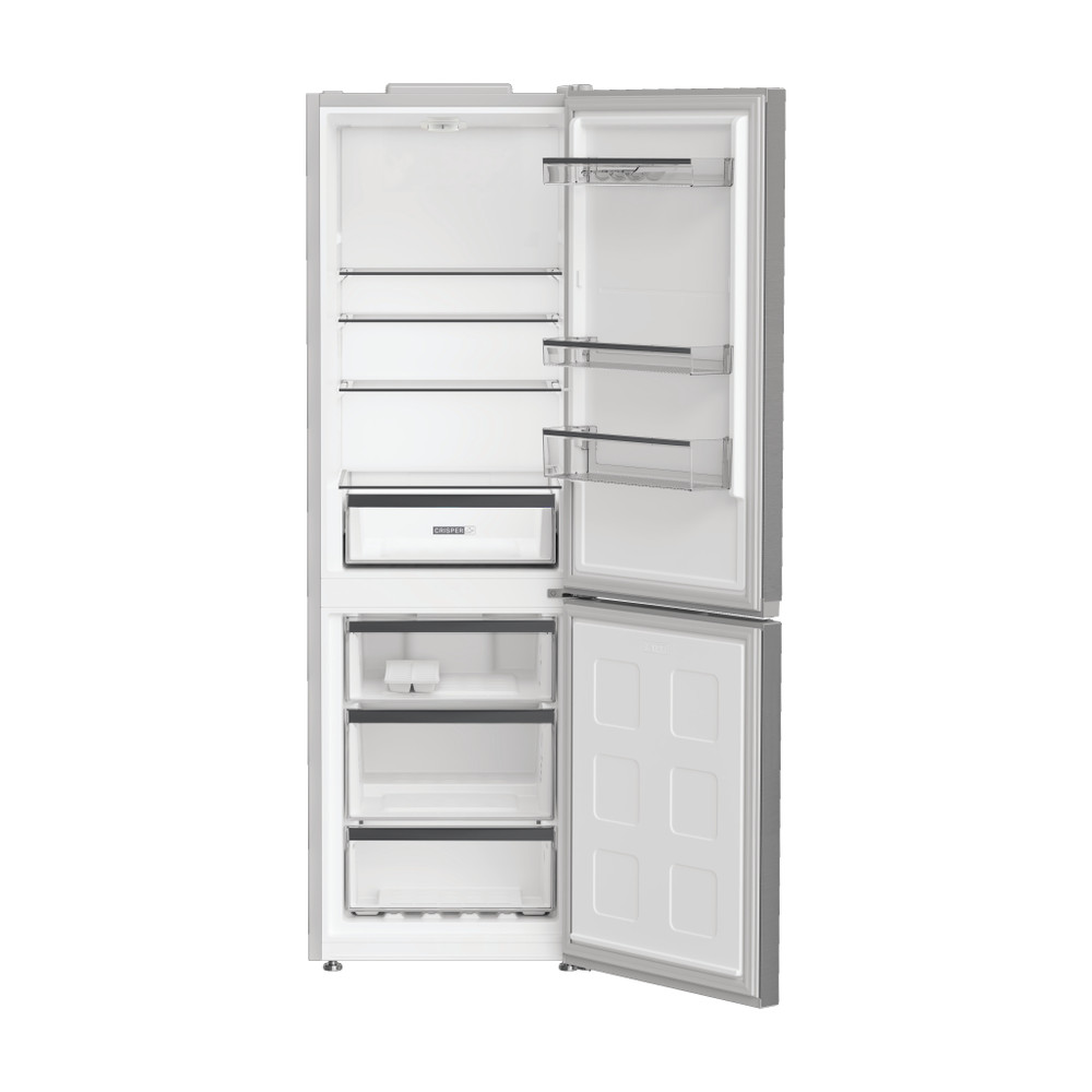 Whirlpool Koel/vriescombinatie Vrijstaand WHKH 1361 XP4E New Silver – ARC 1035 2 deuren Frontal open