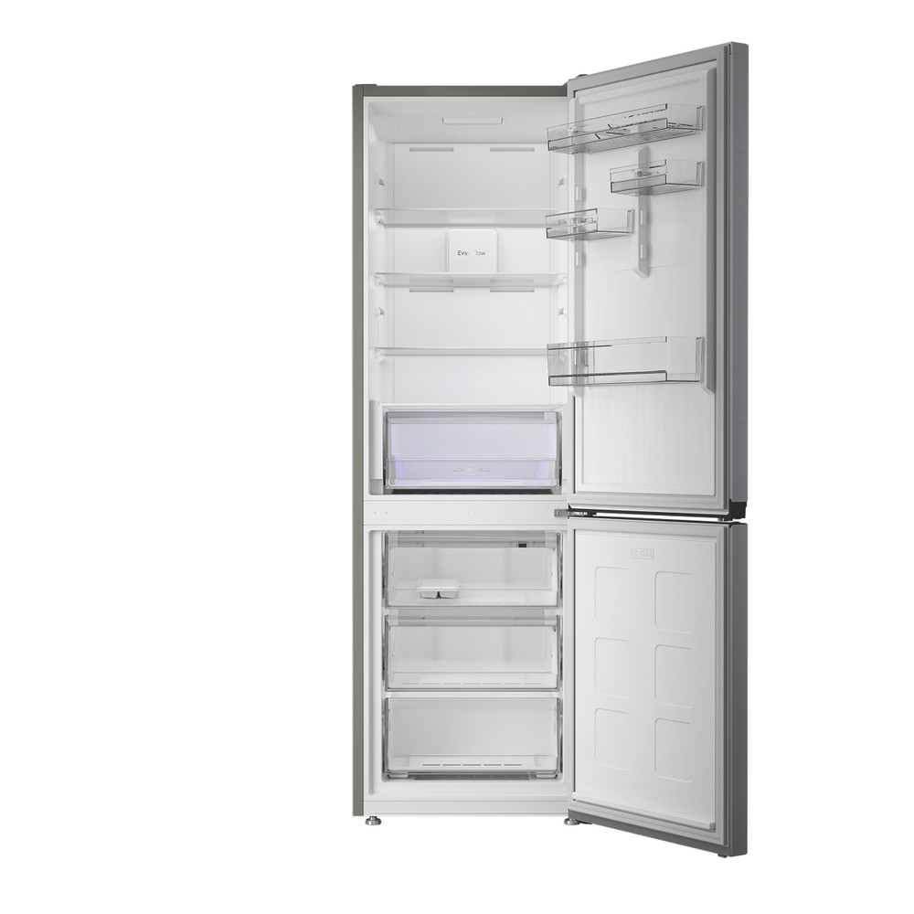 Hotpoint Комбиниран хладилник с фризер Свободностоящ HPK 22372 XP5EA ARC 764 Manhattan Gray 2 врати Frontal open