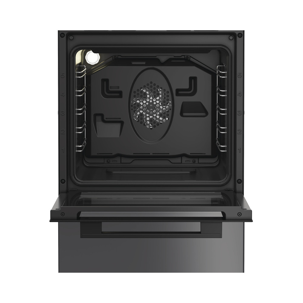 Whirlpool Sporák W5G8LMTA Antracit Plynová Frontal open
