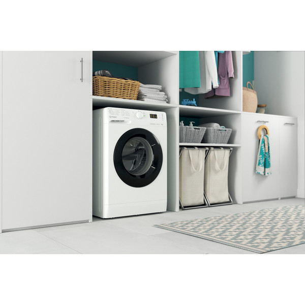 Indesit Mosógép Szabadonálló MTWSA 61294 WK EE Fehér Elöltöltős C Lifestyle perspective