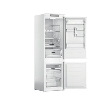 Whirlpool Racitor-congelator combinat Încorporabil WHC18 T574 P Alb 2 doors Perspective open