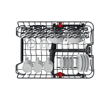 Whirlpool Lavavajillas Libre instalación WSFC 3M27 X Libre instalación E Rack