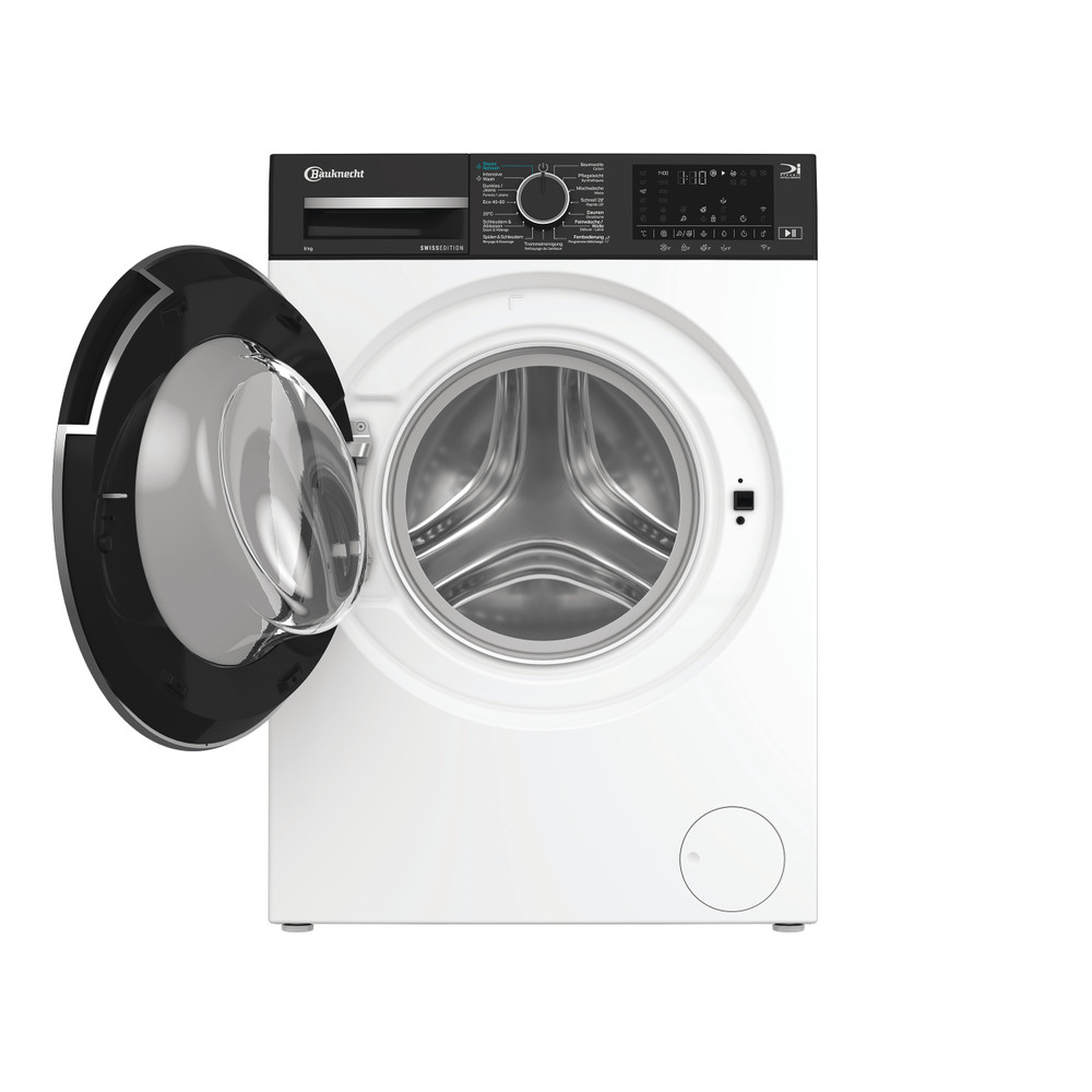 Bauknecht Lave-linge Appareil à pose libre BKWM7108 Blanc Chargeurs frontaux A Frontal open