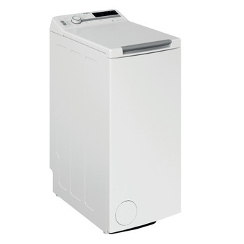 Whirlpool Máquina de lavar roupa Livre Instalação TDLR 7231BS SPT Branco Carga superior D Perspective