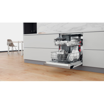 Whirlpool Mosogatógép Beépíthető WBO 3T333 P 6.5 X Half-integrated D Lifestyle perspective open