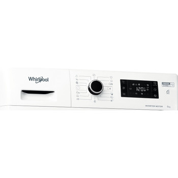 Whirlpool Mosógép Szabadonálló FWSG 61282 BV EE N Fehér Elöltöltős E Control panel