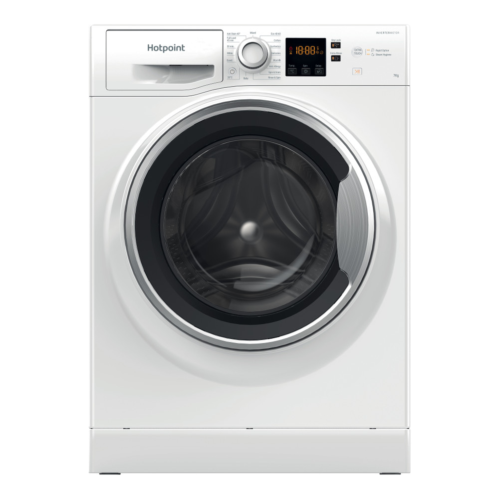 Hotpoint Washing machine Free-standing NSWE 7469 WS UK White Front loader A Frontal
