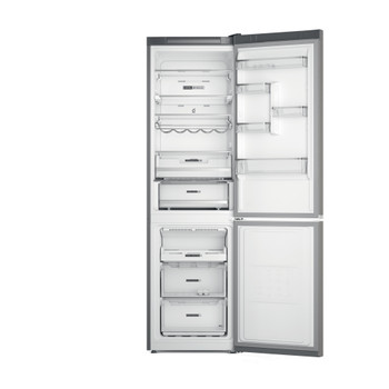 Whirlpool Hűtő/fagyasztó kombináció Szabadonálló W7X 93T OX 2 Optic Inox 2 doors Frontal open