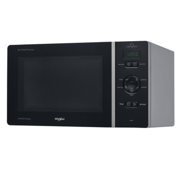 Whirlpool Microgolfoven Vrijstaand MCP 341 SL Zilver Elektronisch 25 Alleen microgolven 800 Perspective