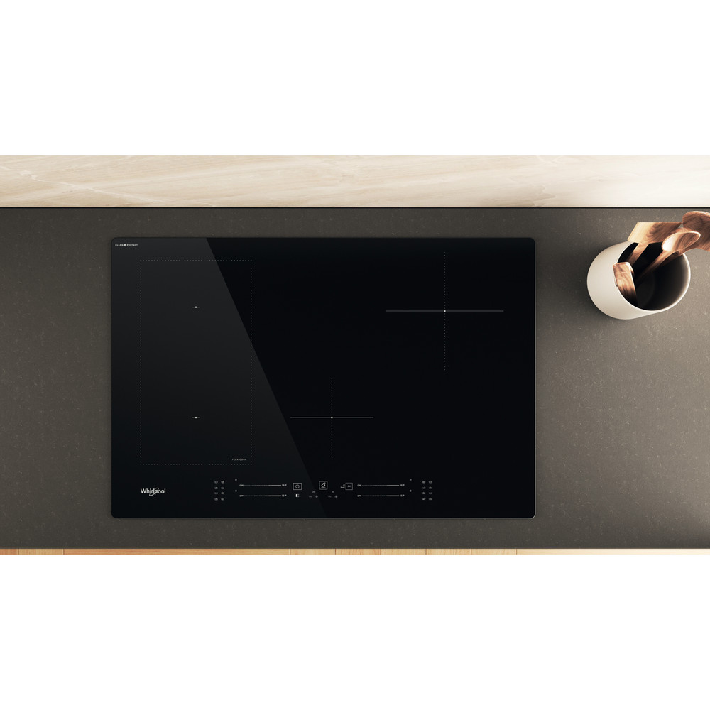 Whirlpool Kookplaat WL S6277 CPNE Zwart Induction vitroceramic Lifestyle frontal