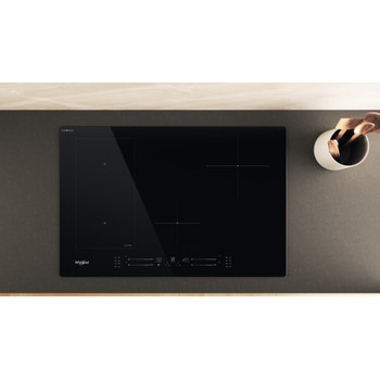 Whirlpool Table de cuisson WL S6277 CPNE Noir Induction vitroceramic Lifestyle frontal