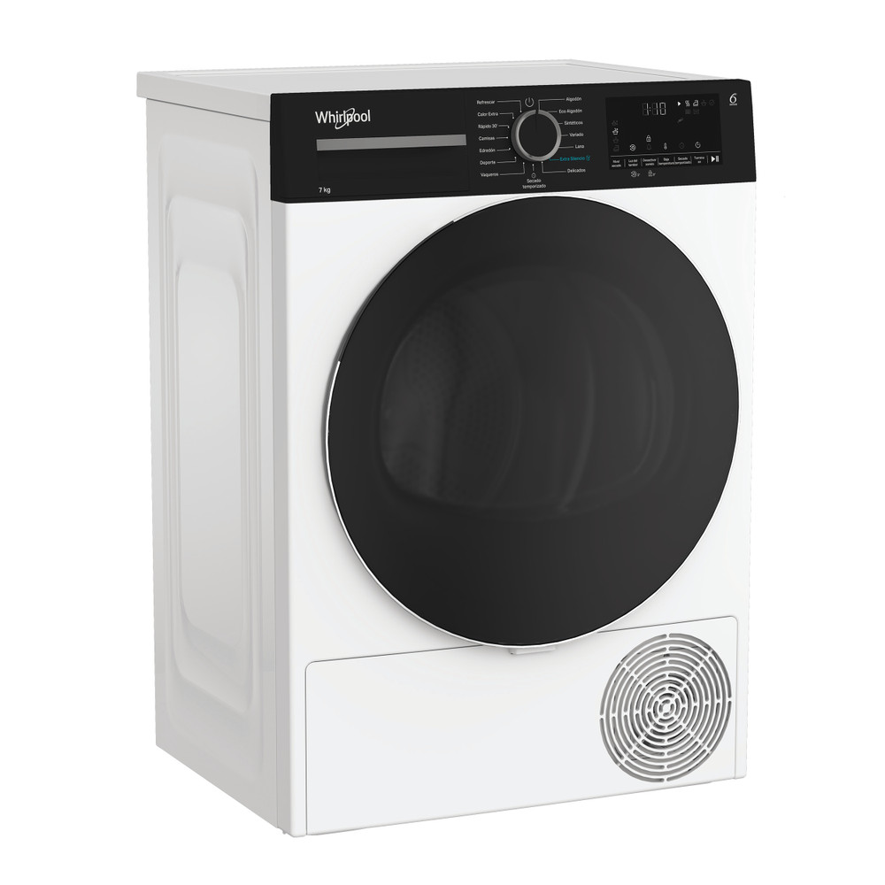 Whirlpool Secadora C WSD 74M WBS ES Blanco Perspective