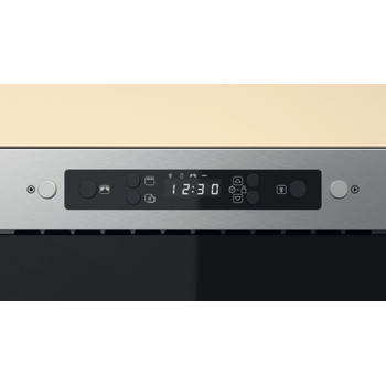 Whirlpool Mikrohullámú sütő Beépíthető MBNA920X Rozsdamentes acél Elektromos 22 Mikrohullám+Grill funkció 750 Lifestyle control panel