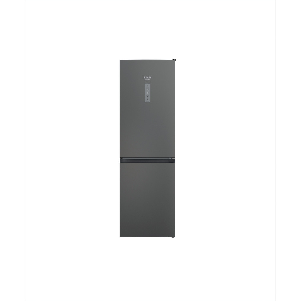 Hotpoint_Ariston Combinados Livre Instalação HAFC8 TT33SK Preto prateado 2 doors Frontal