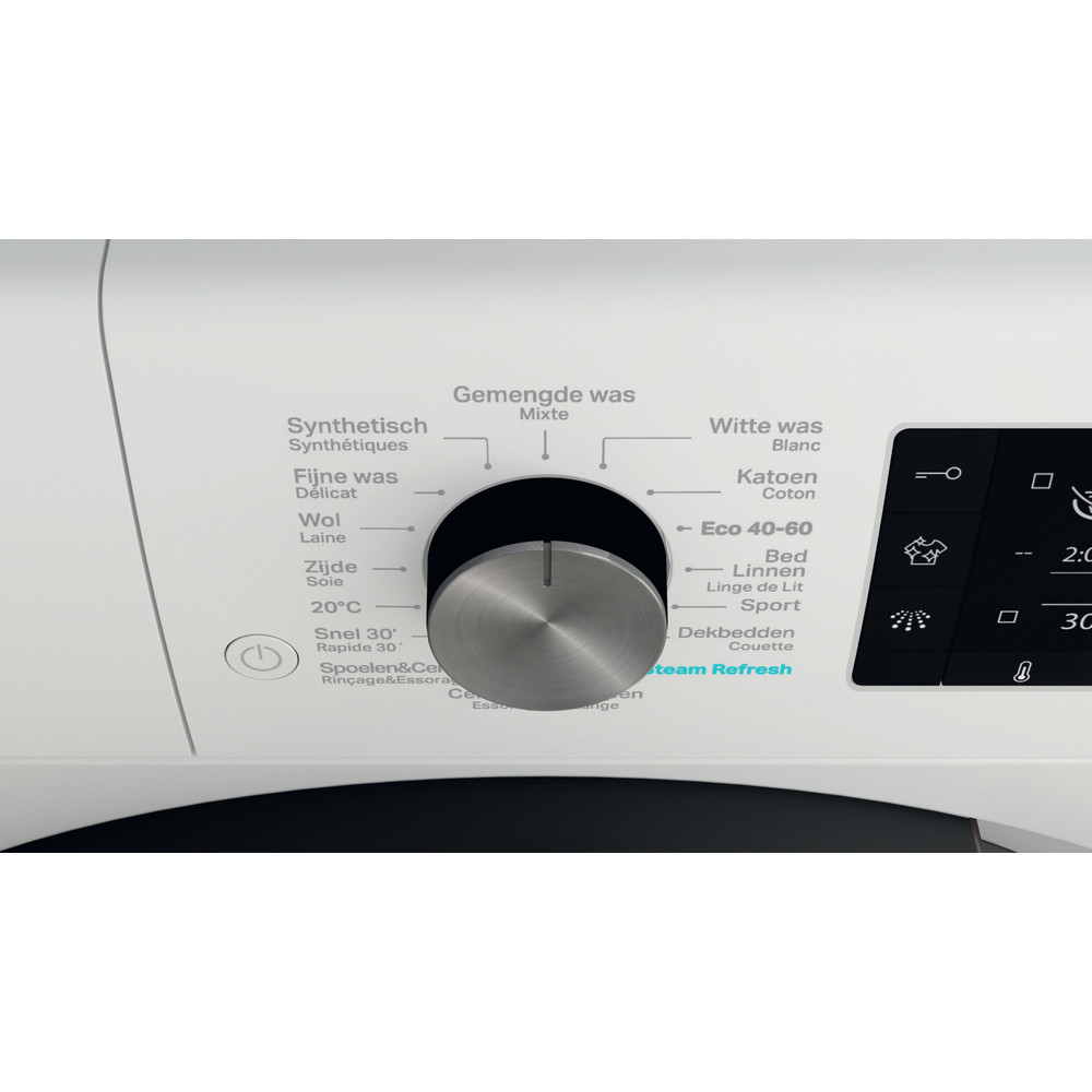 Whirlpool Wasmachine Vrijstaand FFD 11489E BV BE Wit Voorlader A Program