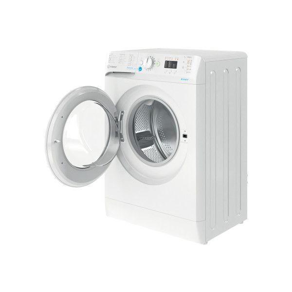 Indesit Mosógép Szabadonálló BWSA 71251 W EE N Fehér Elöltöltős E Perspective open