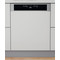 Whirlpool Nõudepesumasin Integreeritav WBO 3T341 P X Half-integrated C Frontal