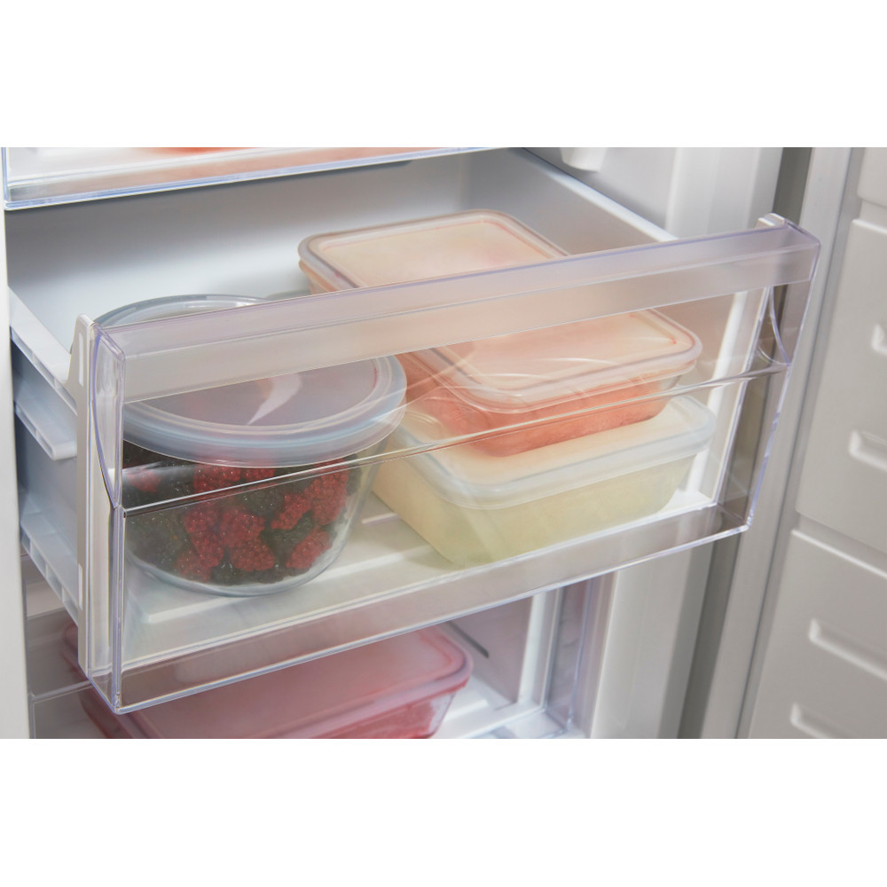 Hotpoint Fridge-Freezer Combination Free-standing HBNF 55182 S AQUA UK Silver 2 doors Drawer