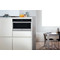 Whirlpool Mikrobangų krosnelė Įmontuojama W7 MD440 Nerūdijančio plieno Elektroninis 31 Mikrobangos + Grilius 1000 Frontal