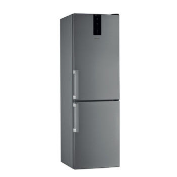 Whirlpool Hűtő/fagyasztó kombináció Szabadonálló W7 821O OX H Optic Inox 2 doors Perspective