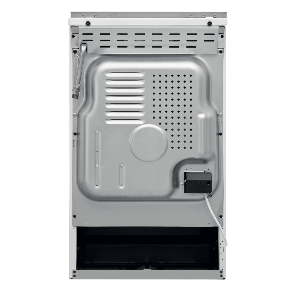 Indesit Tűzhely IS5G8CHW/E Fehér Gáz Back / Lateral