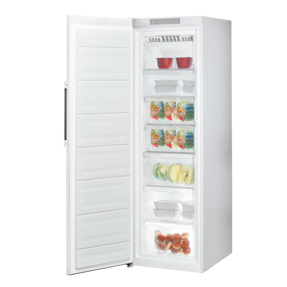 Whirlpool Mraznička Volně stojící UW8 F2Y WBI F 2 Bílá Perspective open