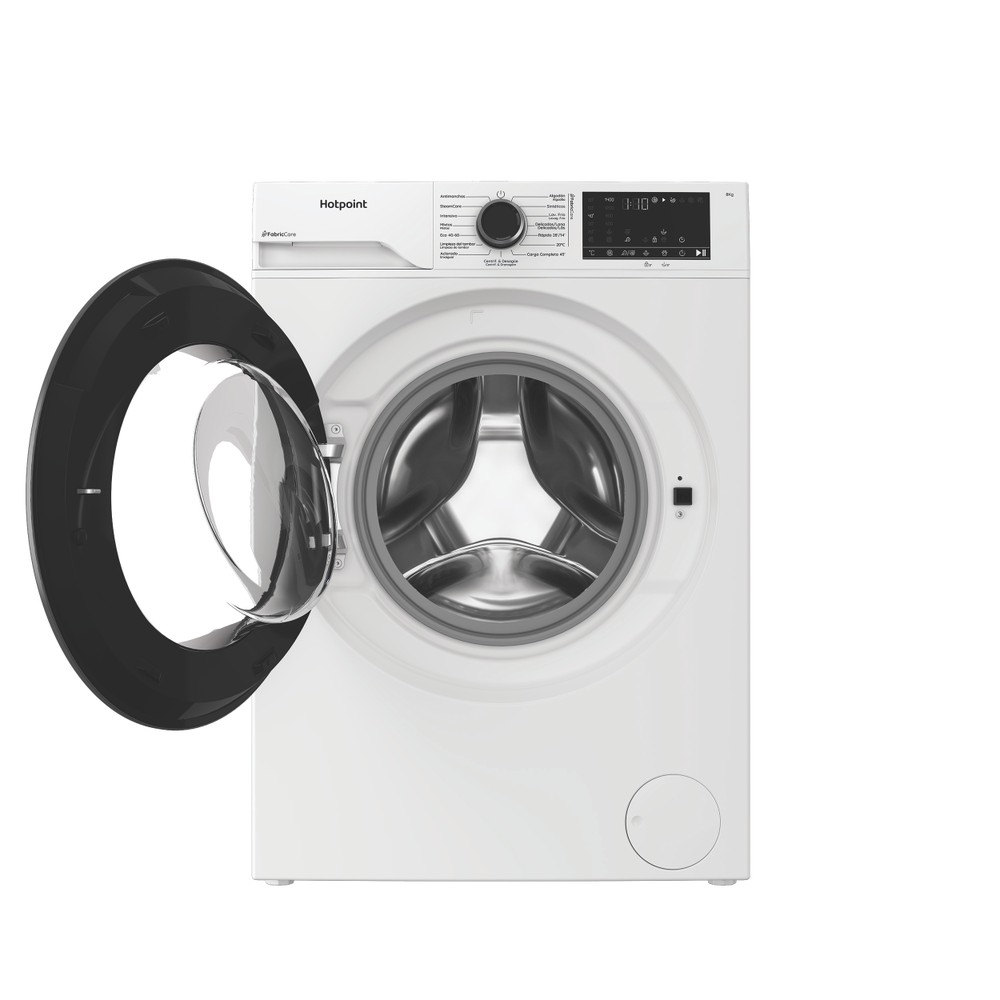Hotpoint Lavadora Libre instalación HB 83 CARE SPT Blanco Cargador frontal A Frontal open