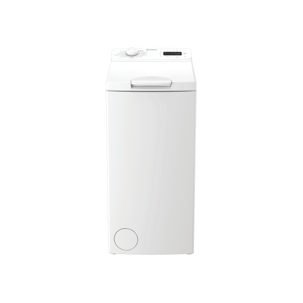 „Indesit“ Skalbimo mašina Laisvai pastatoma TI512EMTEE Balta Pakraunama iš viršaus B Frontal