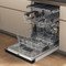 Whirlpool Astianpesukone Vapaasti sijoitettava W7U HS31 Työtason alle D Frontal