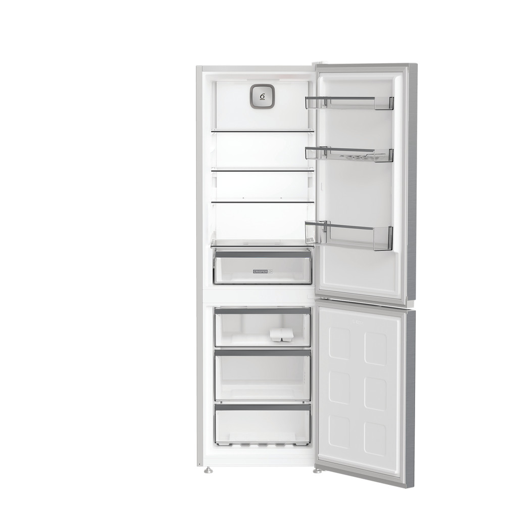 Whirlpool Fridge/freezer combination Freestanding WHK 26363 XP5UK Silver 2 doors Frontal open