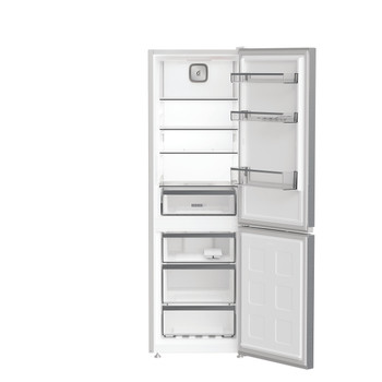 Whirlpool Fridge/freezer combination Freestanding WHK 26363 XP5UK Silver 2 doors Frontal open