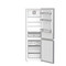 Whirlpool Fridge-Freezer Combination Free-standing WHK 26363 XP5UK Silver 2 doors Perspective