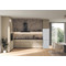 Whirlpool Fridge-Freezer Combination Free-standing W5 821E W UK Optic Inox 2 doors Perspective