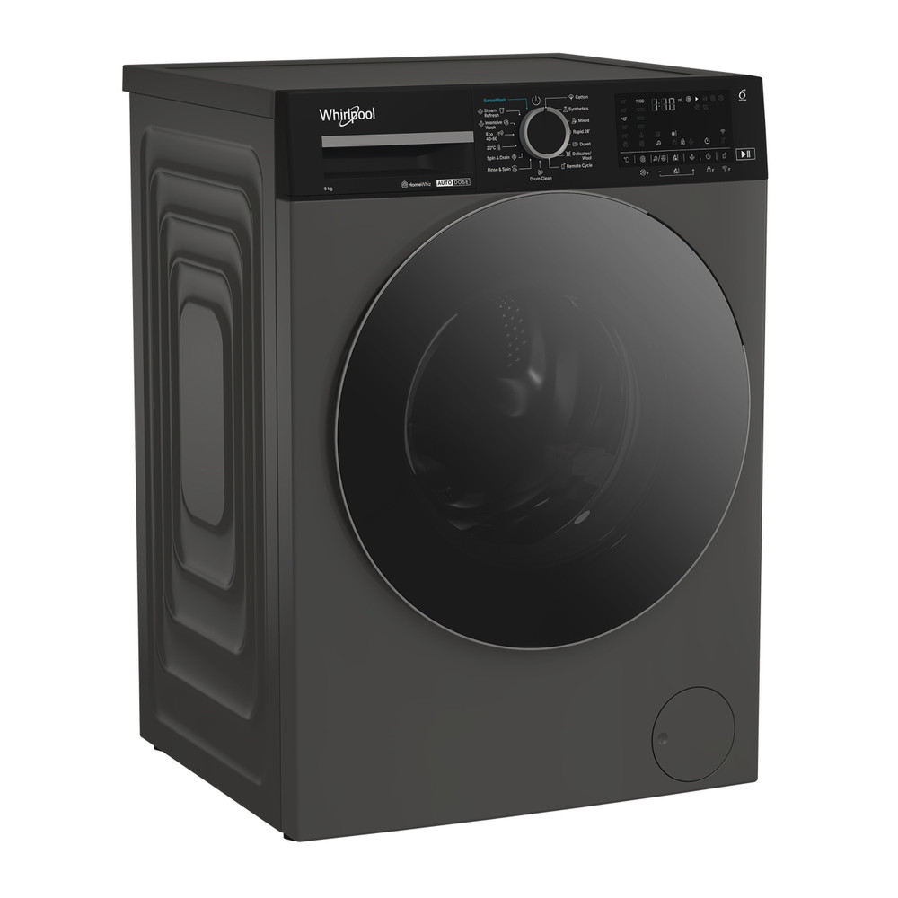 Whirlpool Pračka Volně stojící WPM 99G ADS EE Manhattan Grey Předem plněná A Perspective