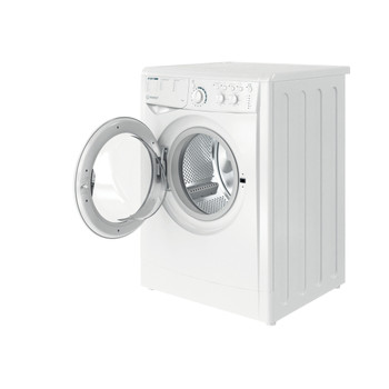 Indesit Lavadora Libre instalación EWC 81251 W EU N Blanco Cargador frontal F Perspective open