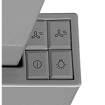 Whirlpool Odsávač pár/Digestor Vstavané AKR 747 IX/1 Šedá Vstavané Mechanické Control panel