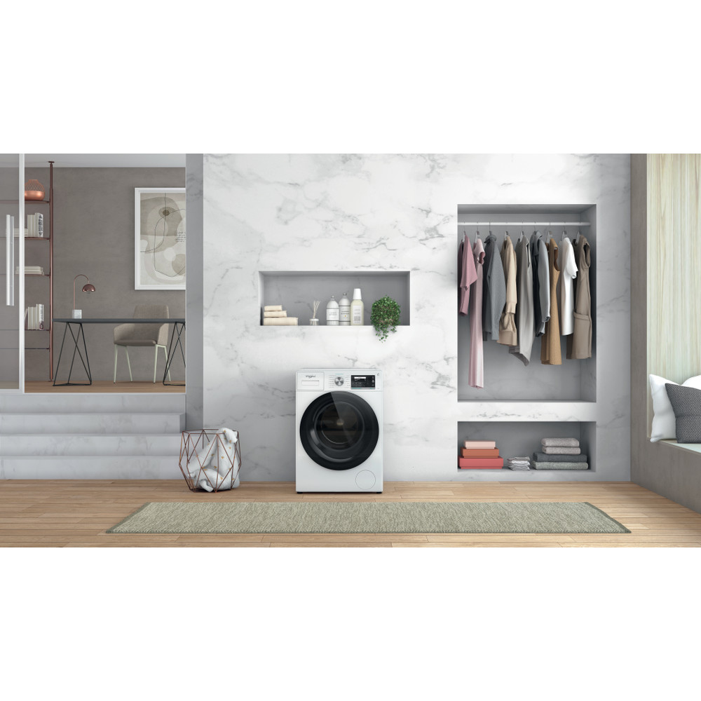 Whirlpool Maşină de spălat rufe Independent W6 W945WB EE Alb Încărcare frontală B Lifestyle frontal