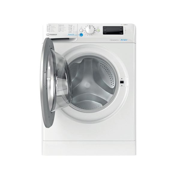 Indesit Perilica za rublje Samostojeći BWE 71283X WS EE N Bijela Prednje punjenje D Frontal open
