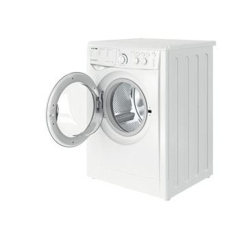 Indesit Lavadora Libre instalación EWC 81483 W EU N Blanco Cargador frontal D Perspective open