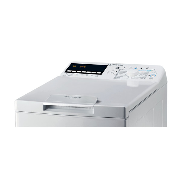 Indesit Πλυντήριο ρούχων Ελεύθερο BTW B7220P EU/N Λευκό Top loader Ε Control panel