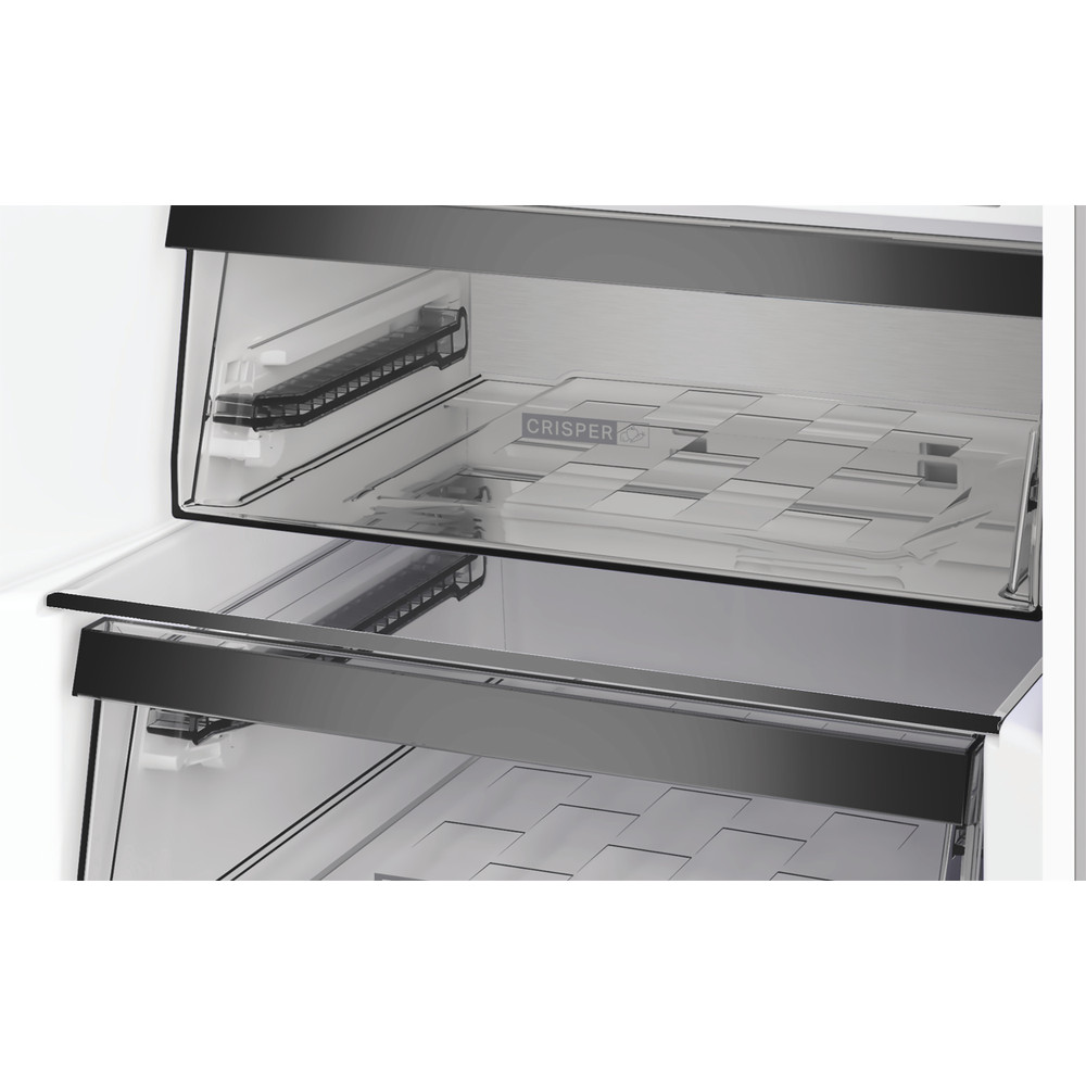 Whirlpool Kombinirani hladnjak Samostojeći WHK 25404 XP5E1 Srebrna 2 doors Drawer