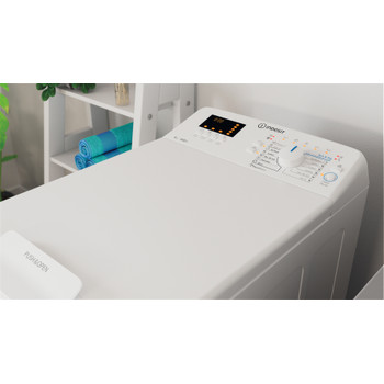 Indesit Перална машина Свободностоящи BTW S6240P EU/N Бял Модел с горно зареждане C Lifestyle perspective