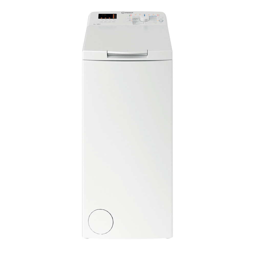 Indesit Lavabiancheria A libera installazione BTW C1200 6N Bianco Toplader C Frontal