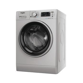 Whirlpool Maşină de spălat rufe Independent FFD 9469 SBSV EU Silver Încărcare frontală A Perspective