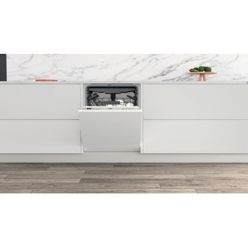 Whirlpool Vaatwasser Inbouw WIC 3C33 F Volledig geïntegreerd D Lifestyle frontal open