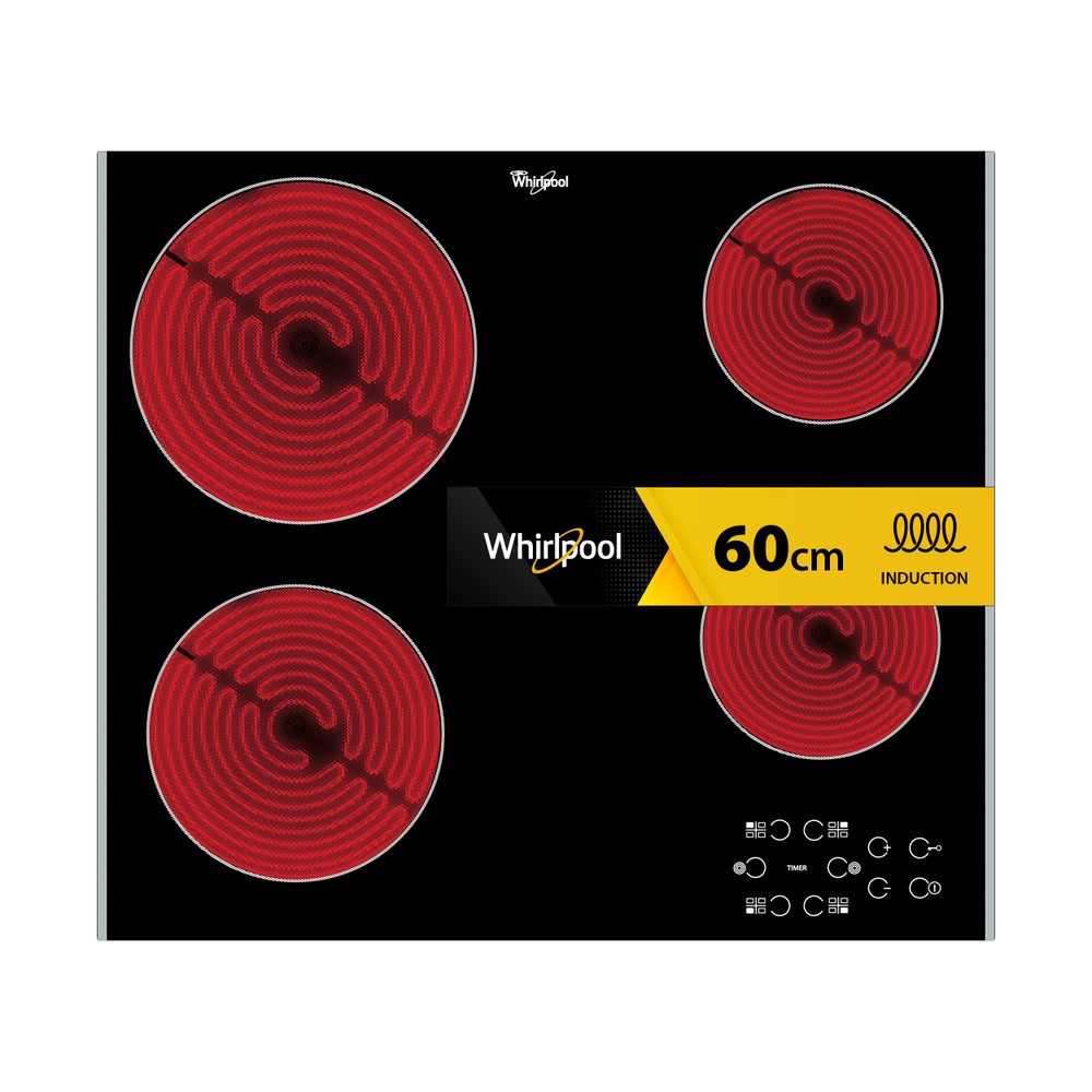 Whirlpool AKT 8090 LX 60cm Ceramic Hob | Hotpoint UK Appliances