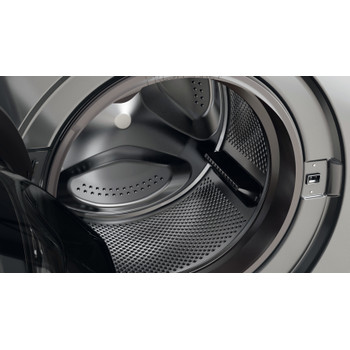Whirlpool Máquina de lavar e secar roupa Livre Instalação FFWDD 1174269 SBV SPT Prata Carga Frontal Drum